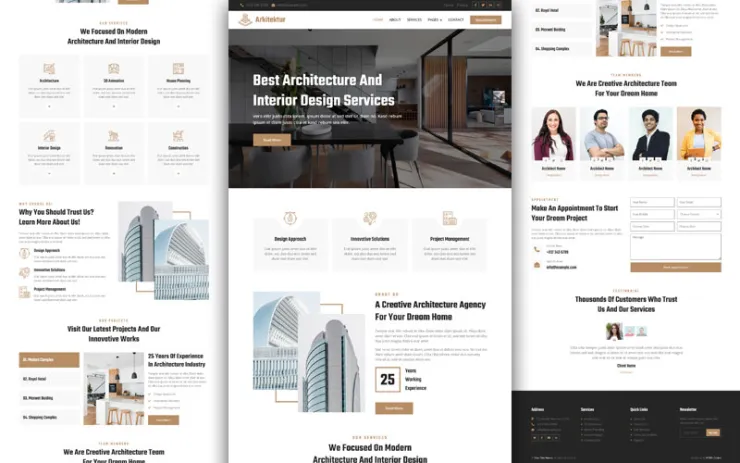 architecture-html-template